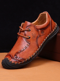 کفش هاي چرمي گاه به گاه مردانه يکپارچه سازي 